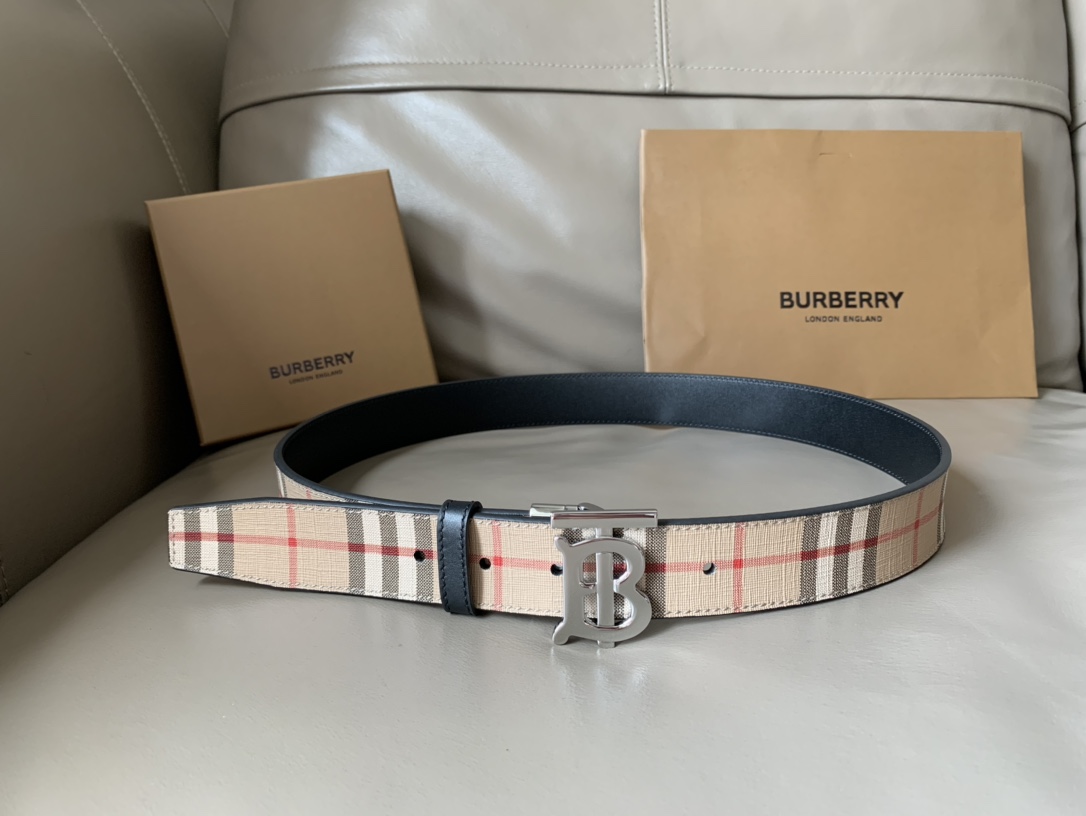 Burberry Male Basic Belt Cow Leather M-l