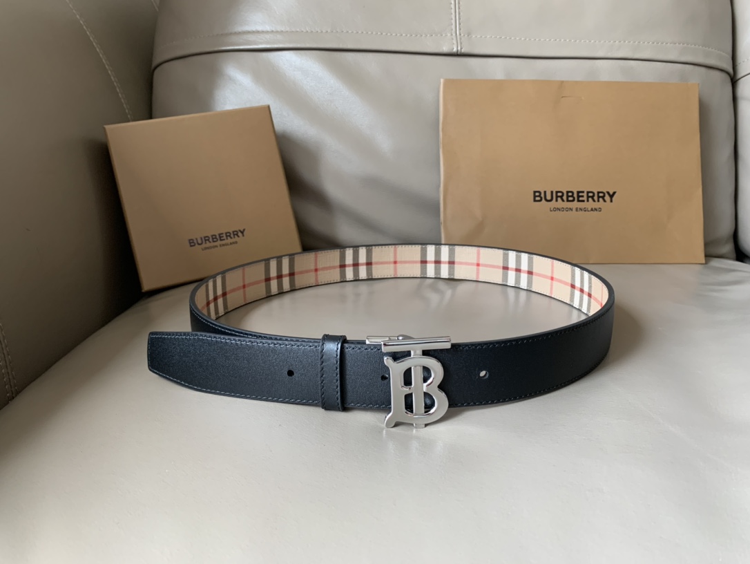 Burberry Male Basic Belt Cow Leather M-l