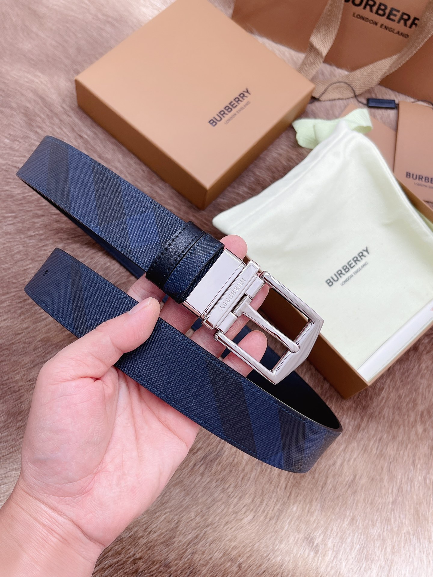 Burberry Male Basic Belt M