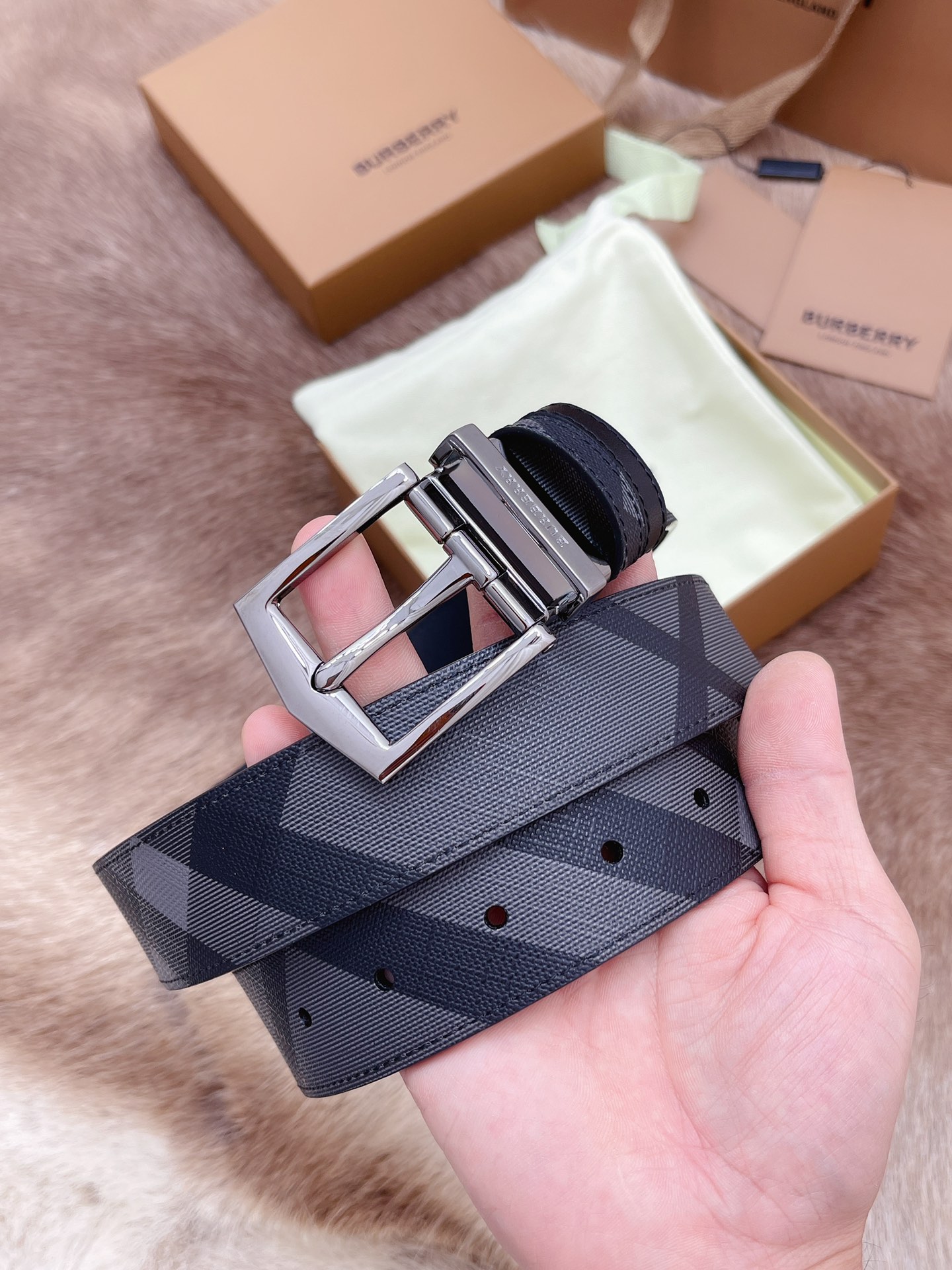 Burberry Male Basic Belt M