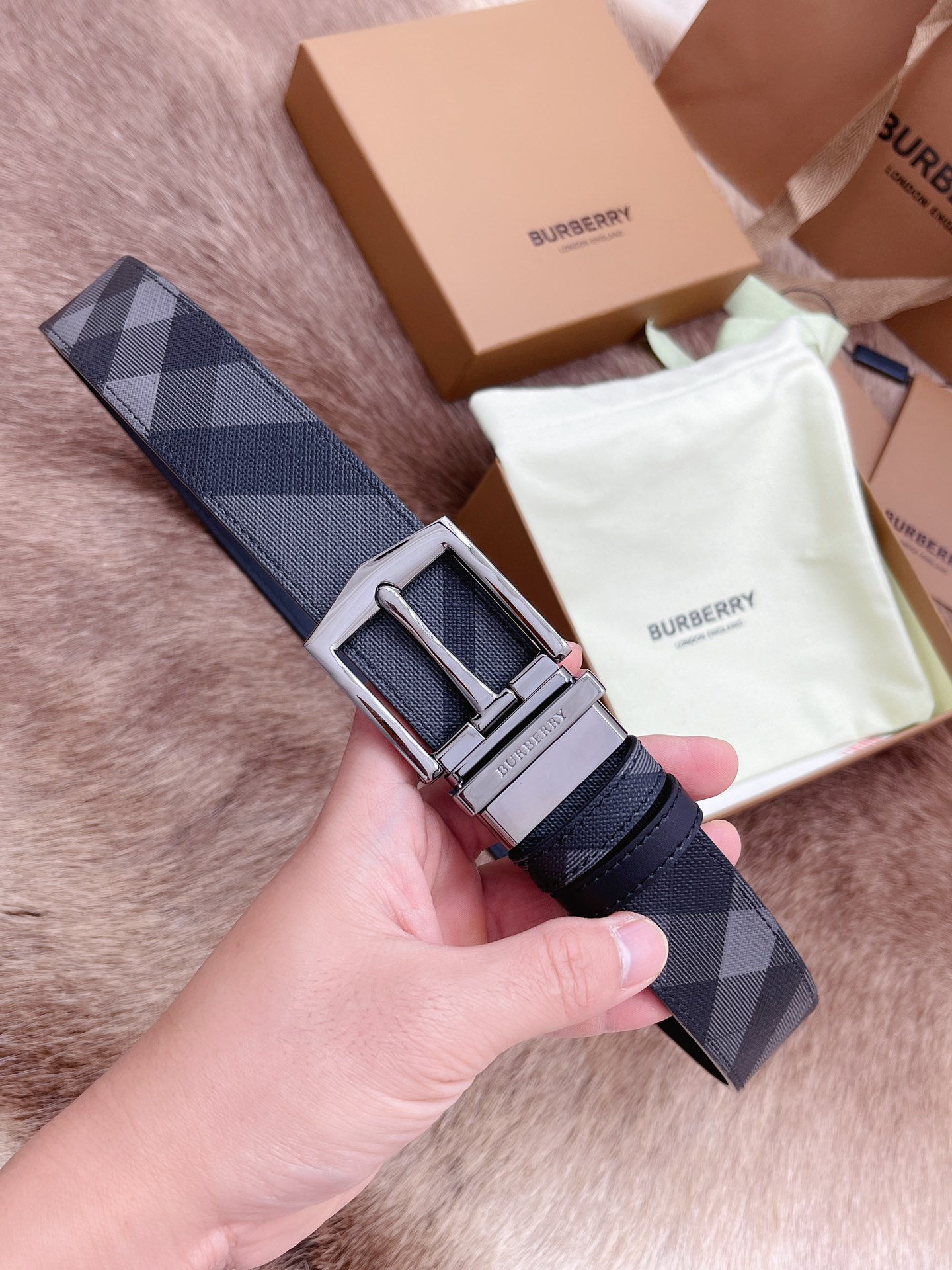 Burberry Male Basic Belt M