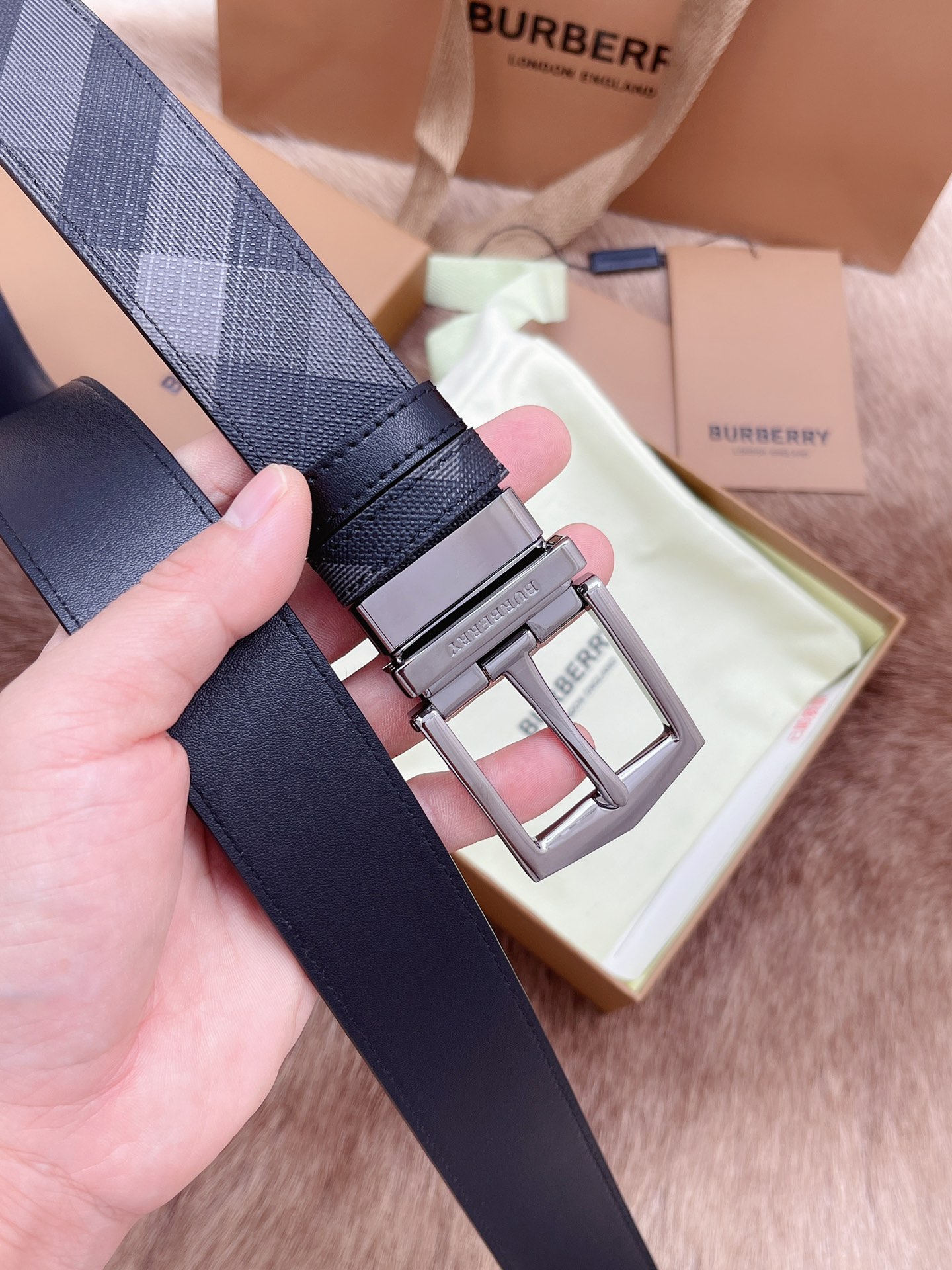 Burberry Male Basic Belt M