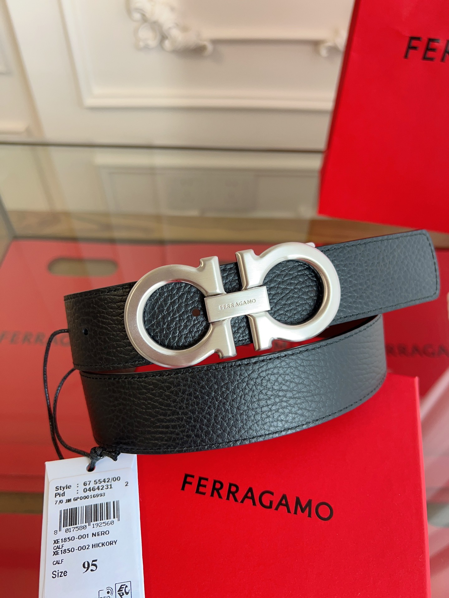 Salvatore Ferragamo Basic Belt Cow Leather M