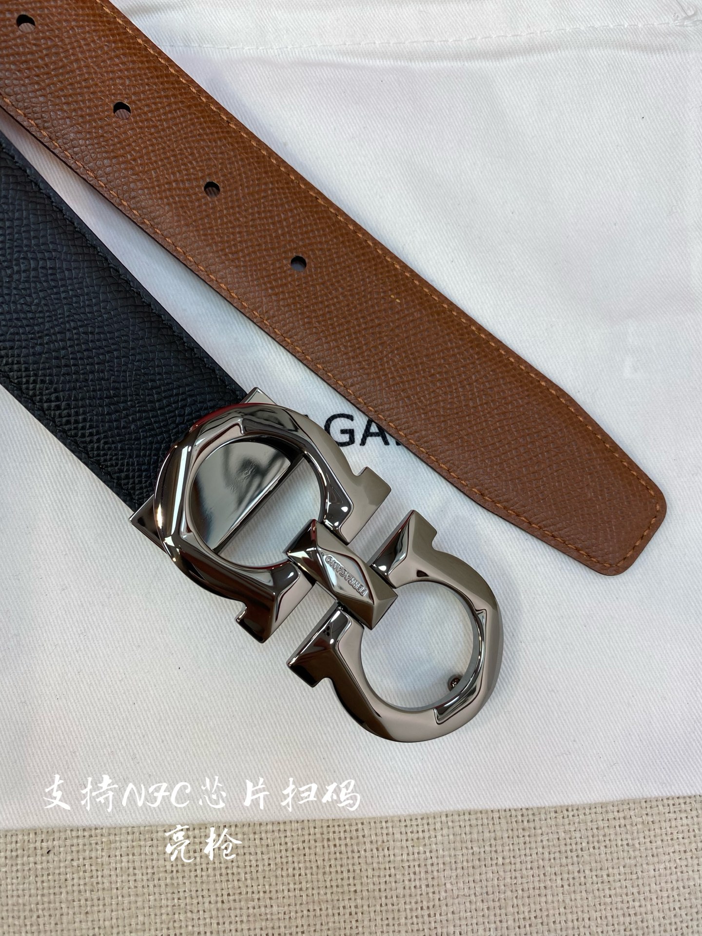Salvatore Ferragamo Basic Belt Cow Leather M