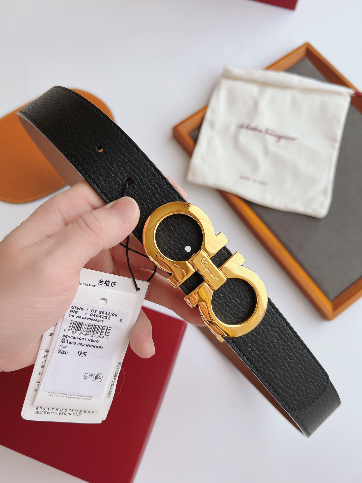 Salvatore Ferragamo Male Basic Belt M