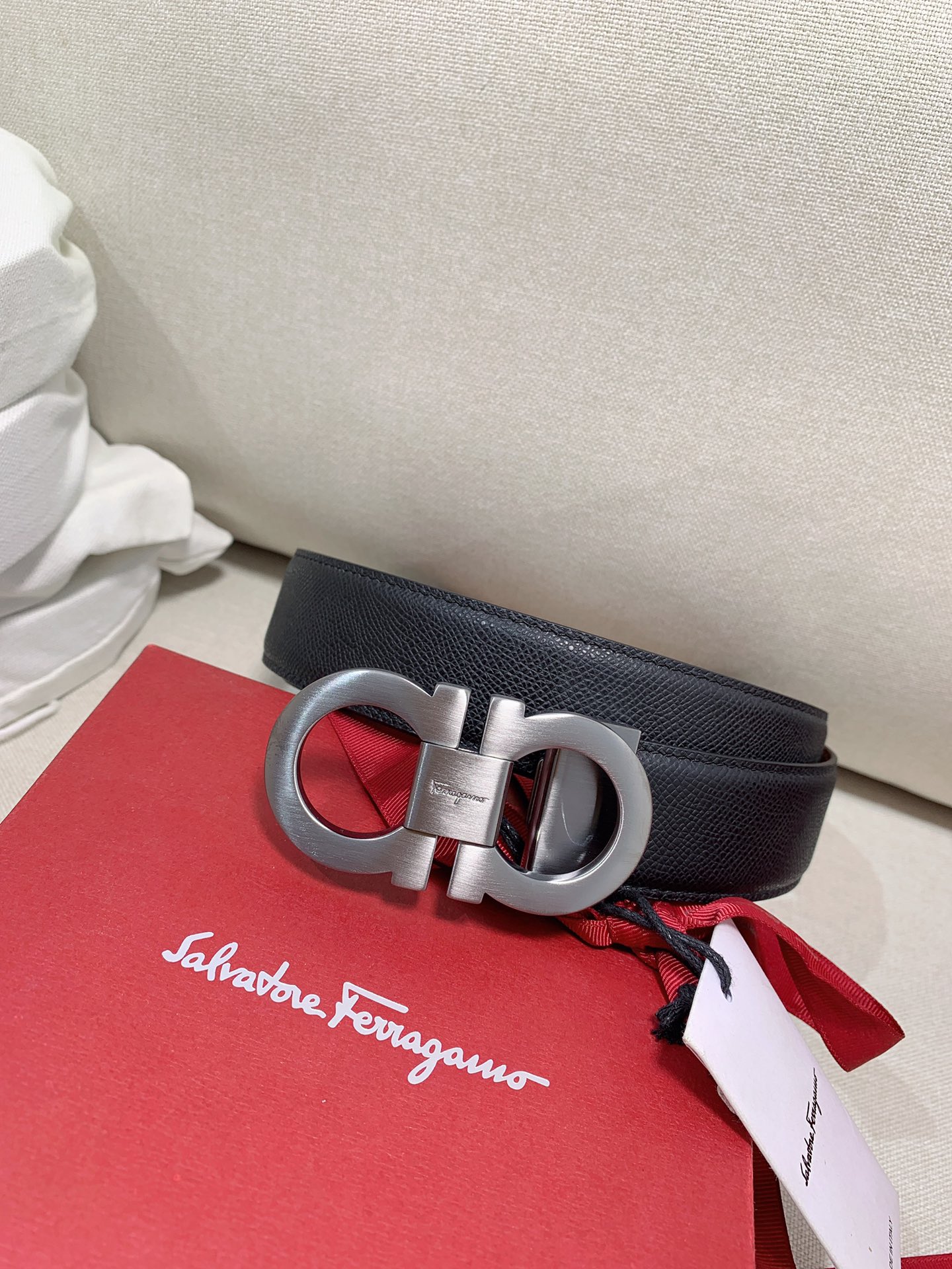 Salvatore Ferragamo Male Leather Belt M