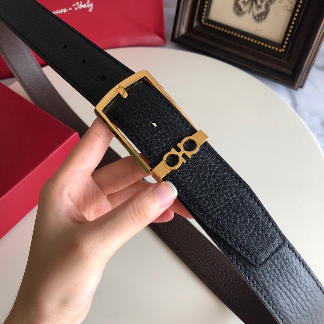 Salvatore Ferragamo Male Leather Belt M
