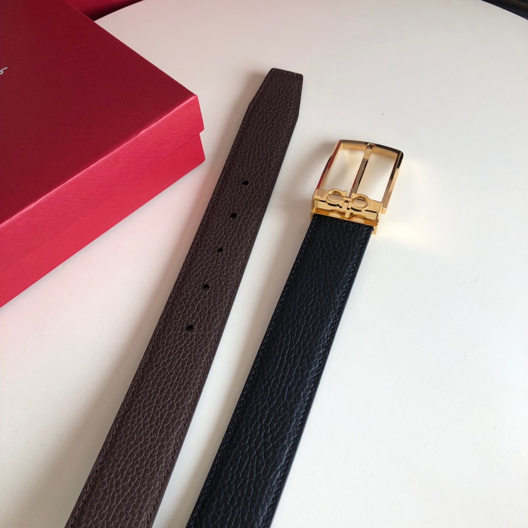 Salvatore Ferragamo Male Leather Belt M