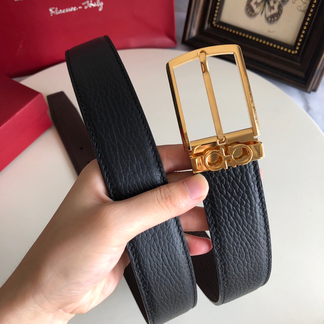 Salvatore Ferragamo Male Leather Belt M