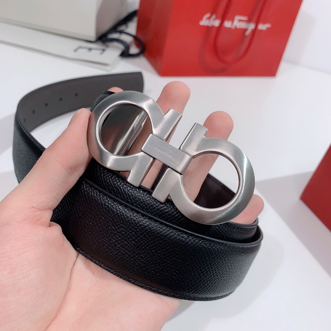 Salvatore Ferragamo Male Leather Belt M