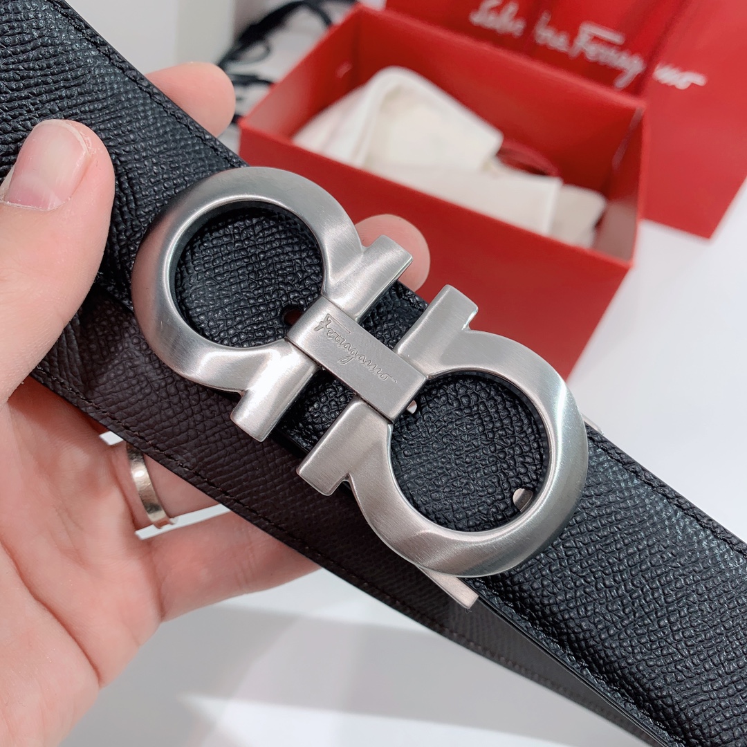 Salvatore Ferragamo Male Leather Belt M