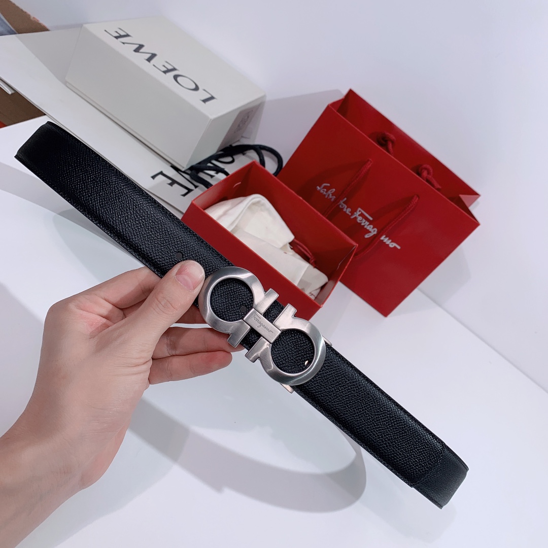 Salvatore Ferragamo Male Leather Belt M