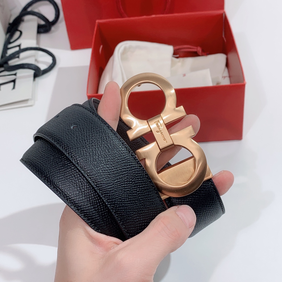 Salvatore Ferragamo Male Leather Belt M