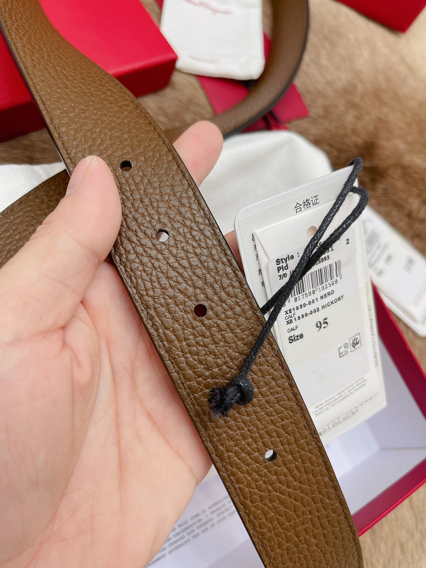 Salvatore Ferragamo Male Leather Belt M