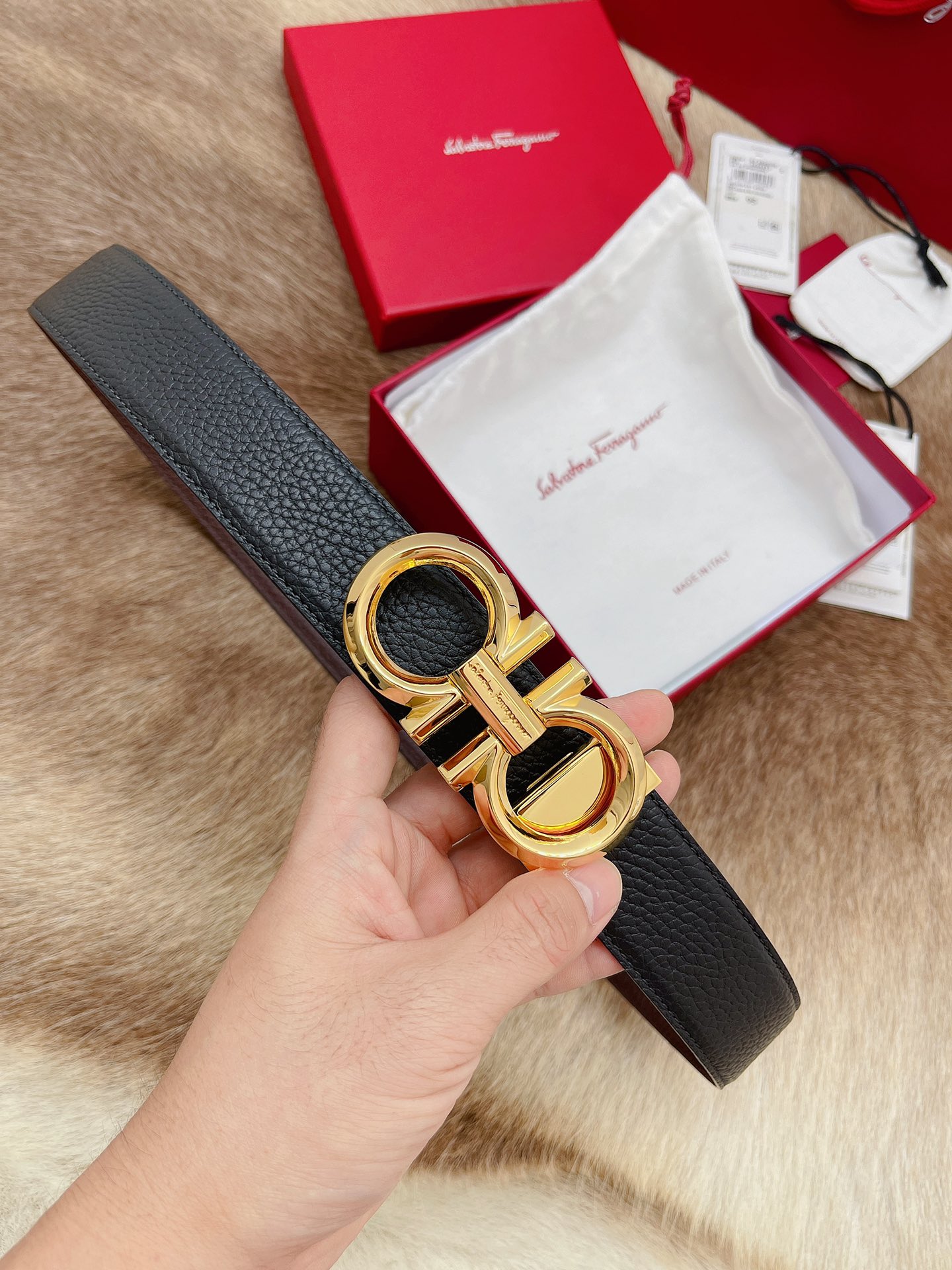 Salvatore Ferragamo Male Basic Belt M