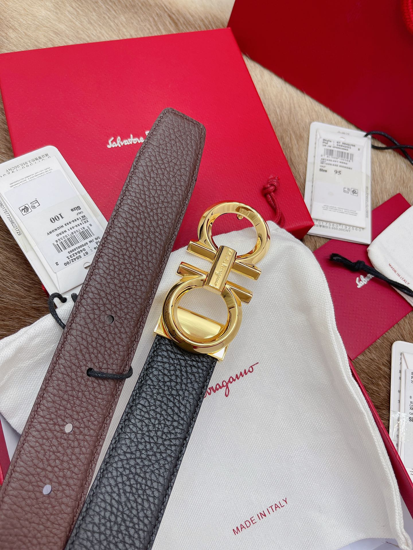 Salvatore Ferragamo Male Basic Belt M