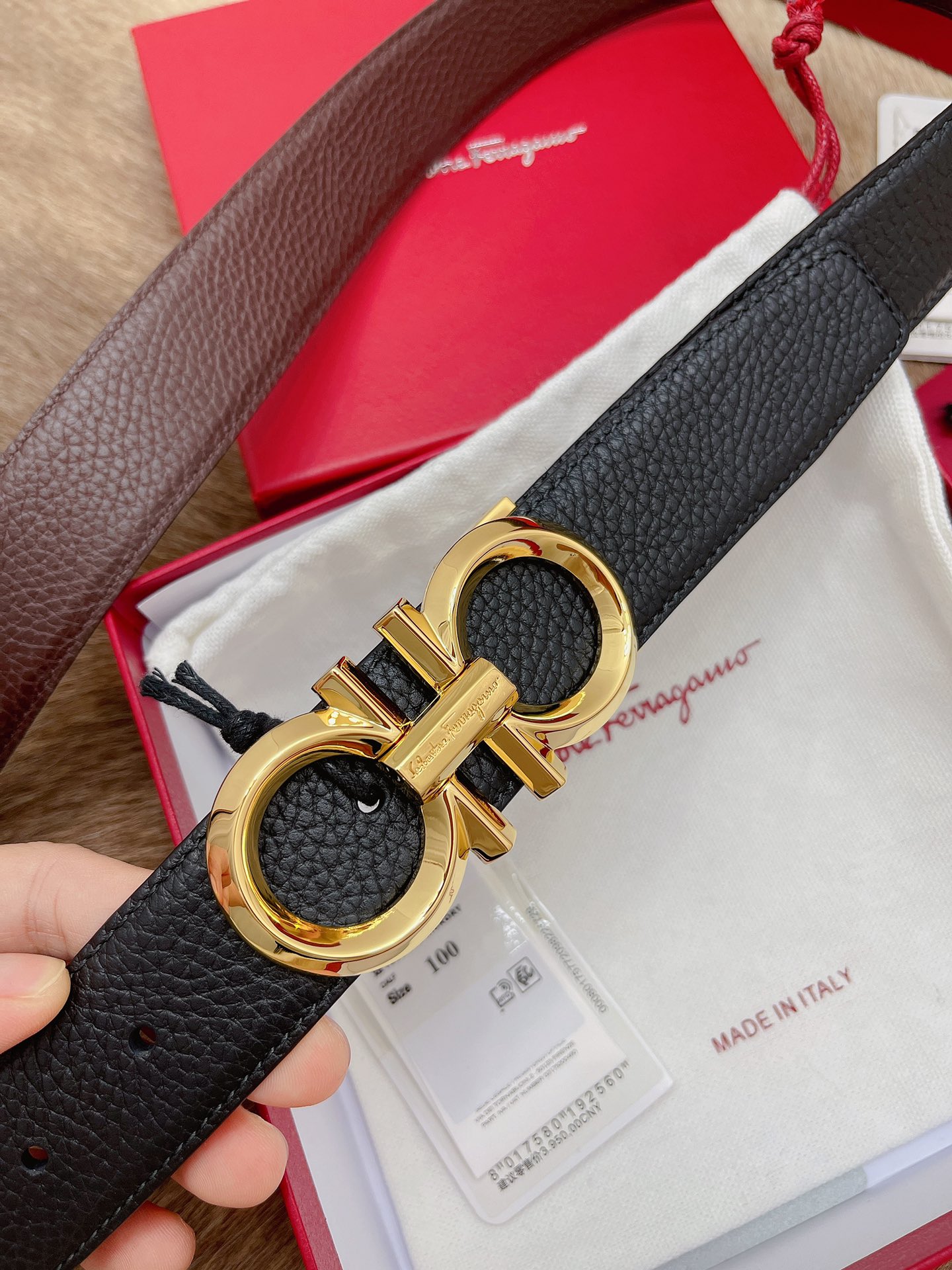 Salvatore Ferragamo Male Basic Belt M