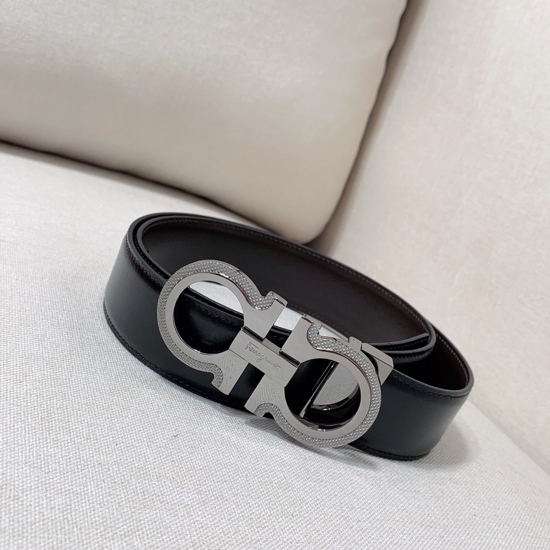 Salvatore Ferragamo Male Leather Belt M