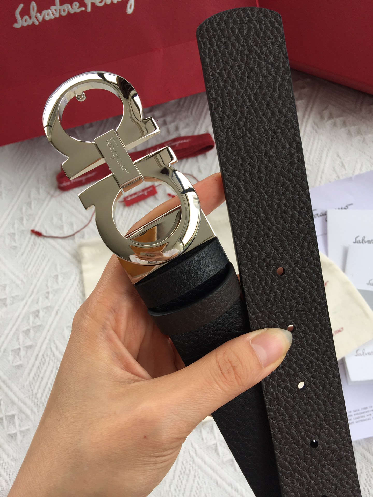 Salvatore Ferragamo Male Basic Belt 35mm-m