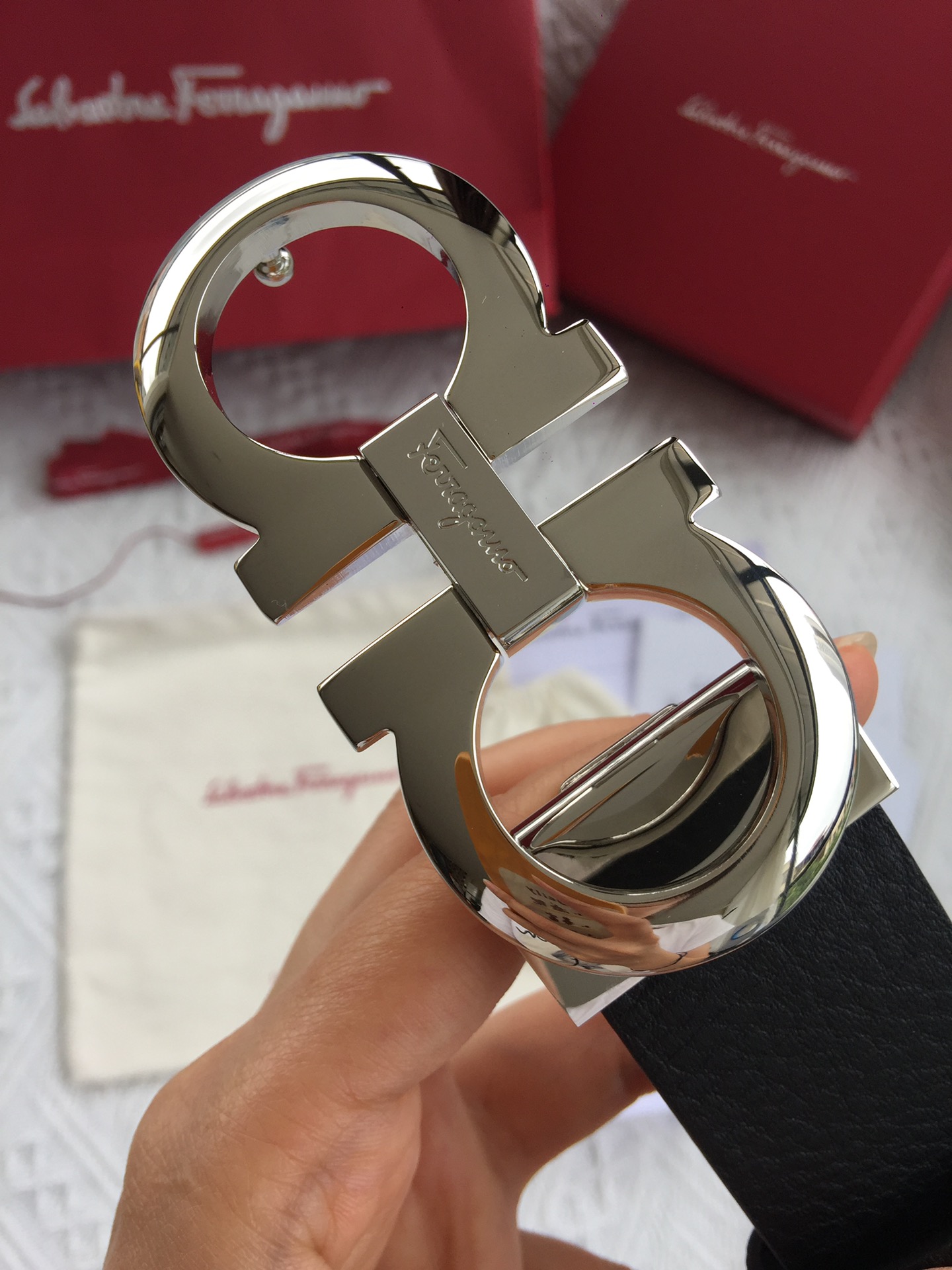 Salvatore Ferragamo Male Basic Belt 35mm-m