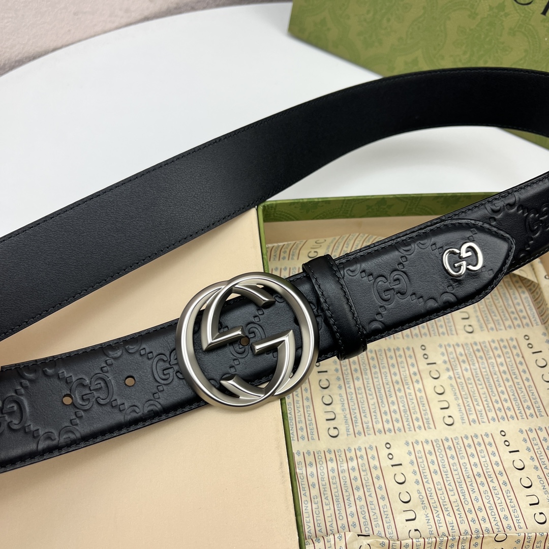 Gucci Basic Belt Top Grain Leather 40mm