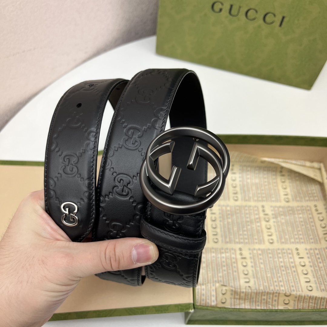 Gucci Basic Belt Top Grain Leather 40mm