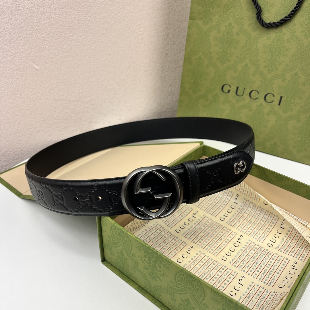 Gucci Basic Belt Top Grain Leather 40mm