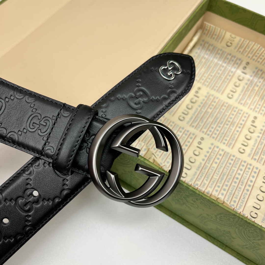 Gucci Basic Belt Top Grain Leather 40mm