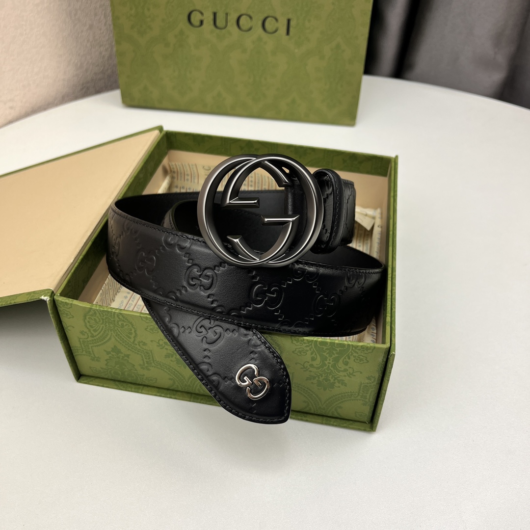 Gucci Basic Belt Top Grain Leather 40mm