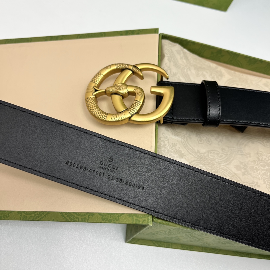 Gucci Basic Belt Cow Leather