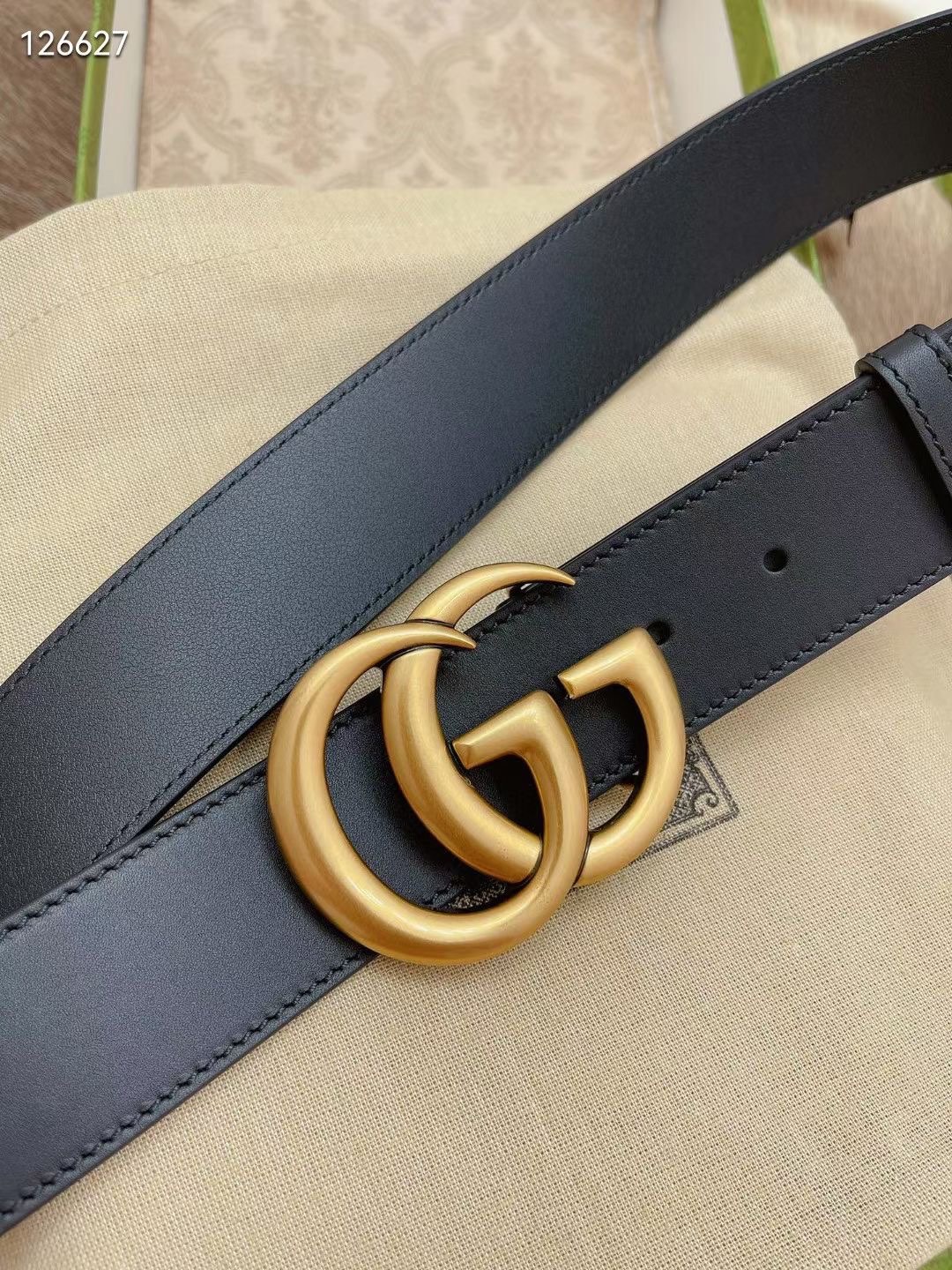 Gucci Basic Belt Cow Leather M