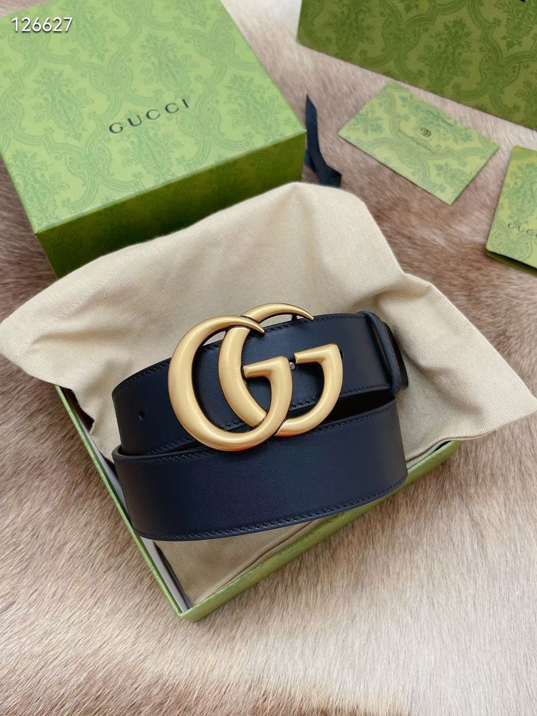 Gucci Basic Belt Cow Leather M