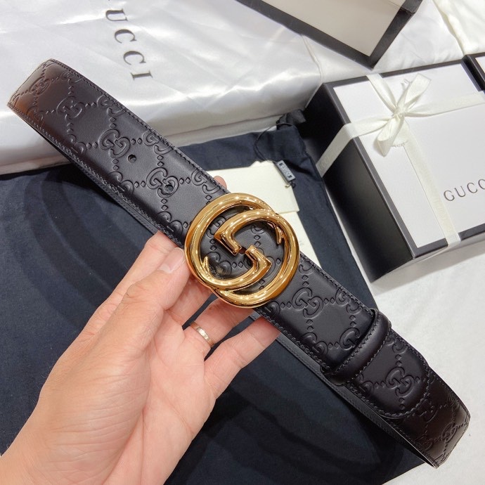 Gucci Basic Belt Cow Leather 38mm