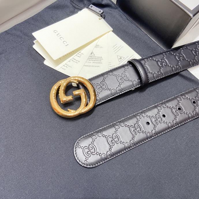 Gucci Basic Belt Cow Leather 38mm