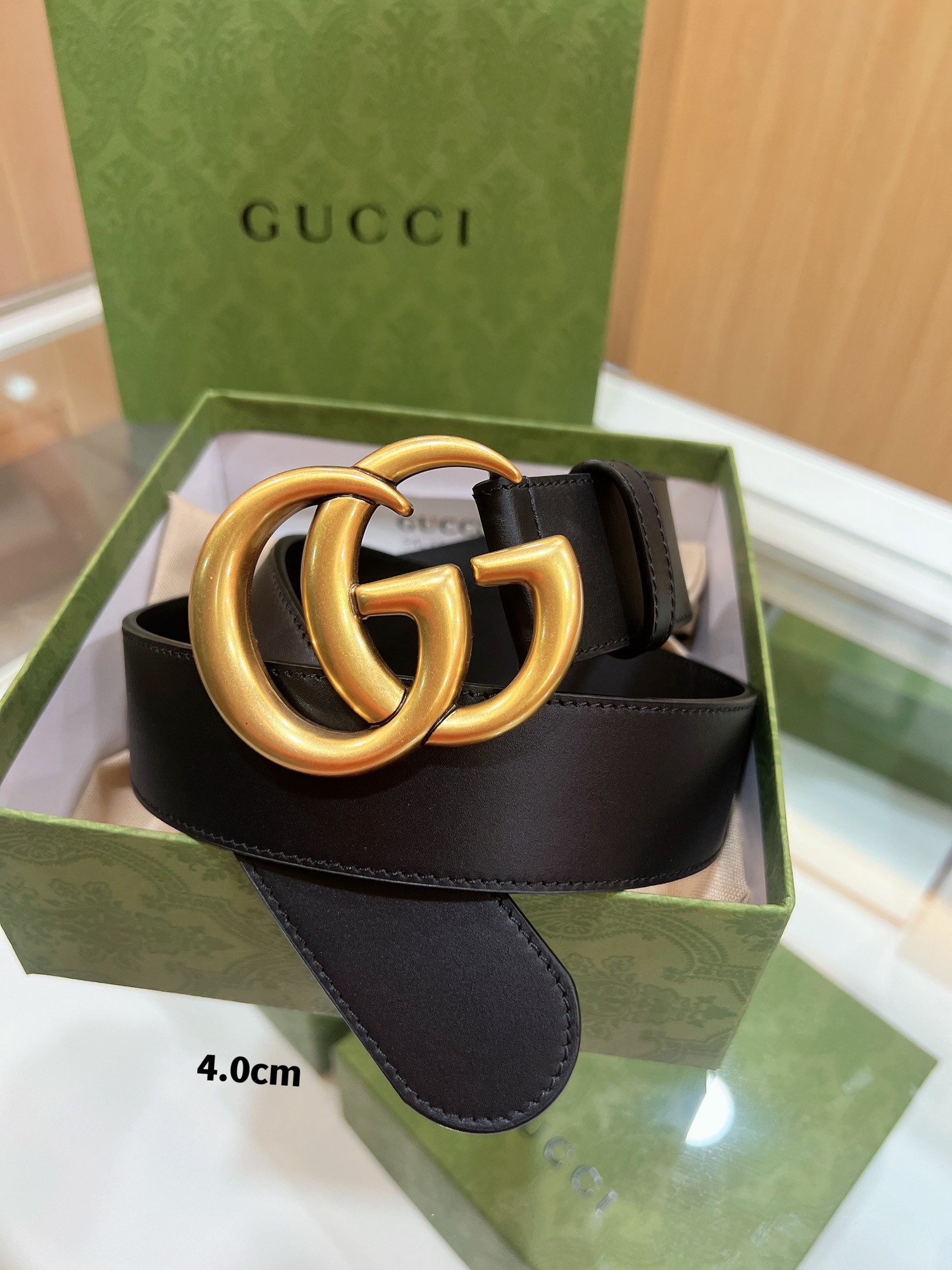 Gucci Basic Belt Top Grain Leather