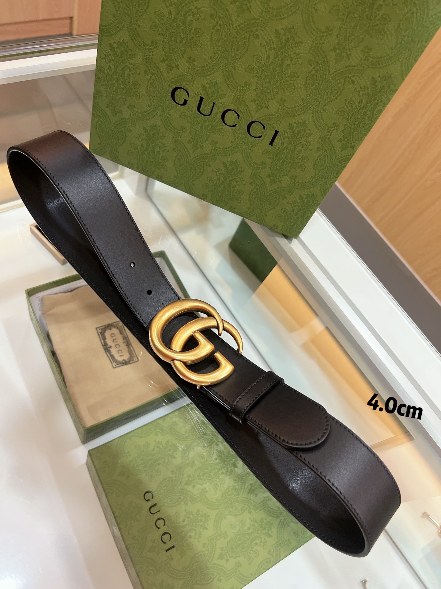 Gucci Basic Belt Top Grain Leather