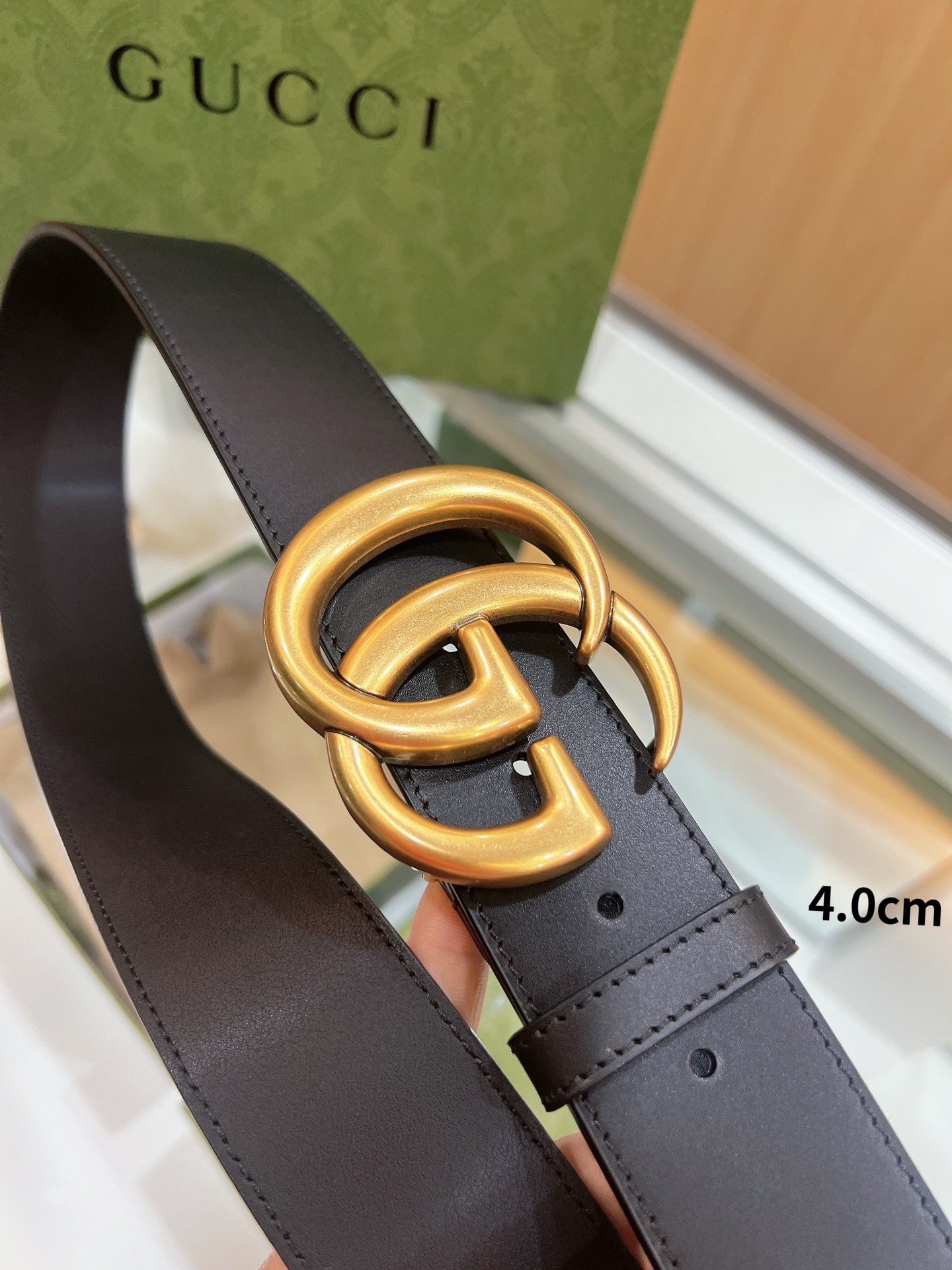 Gucci Basic Belt Top Grain Leather