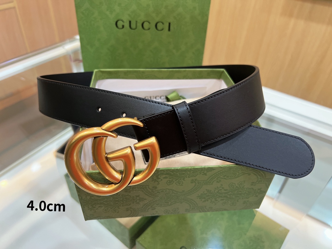 Gucci Basic Belt Top Grain Leather