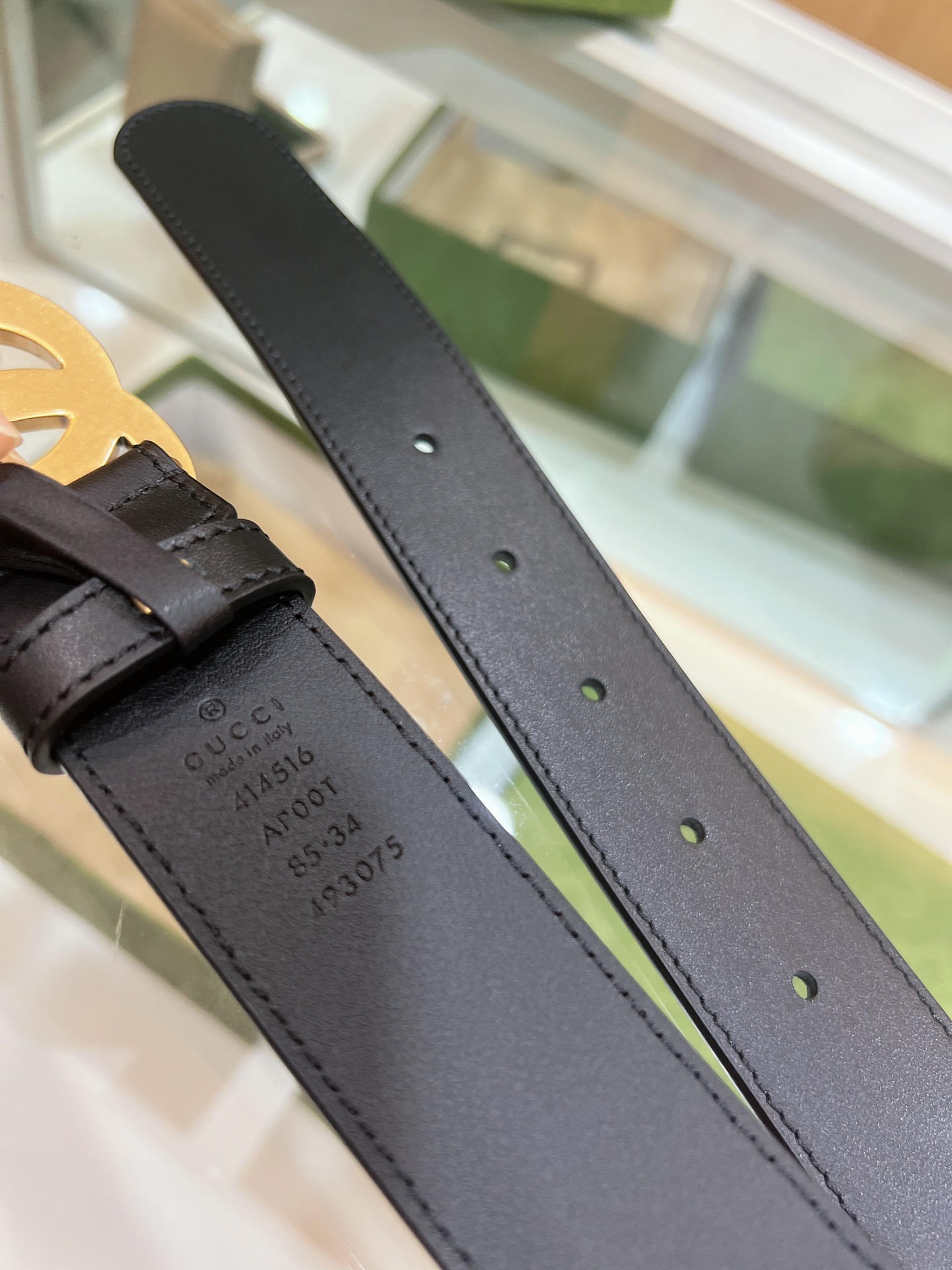 Gucci Basic Belt Top Grain Leather