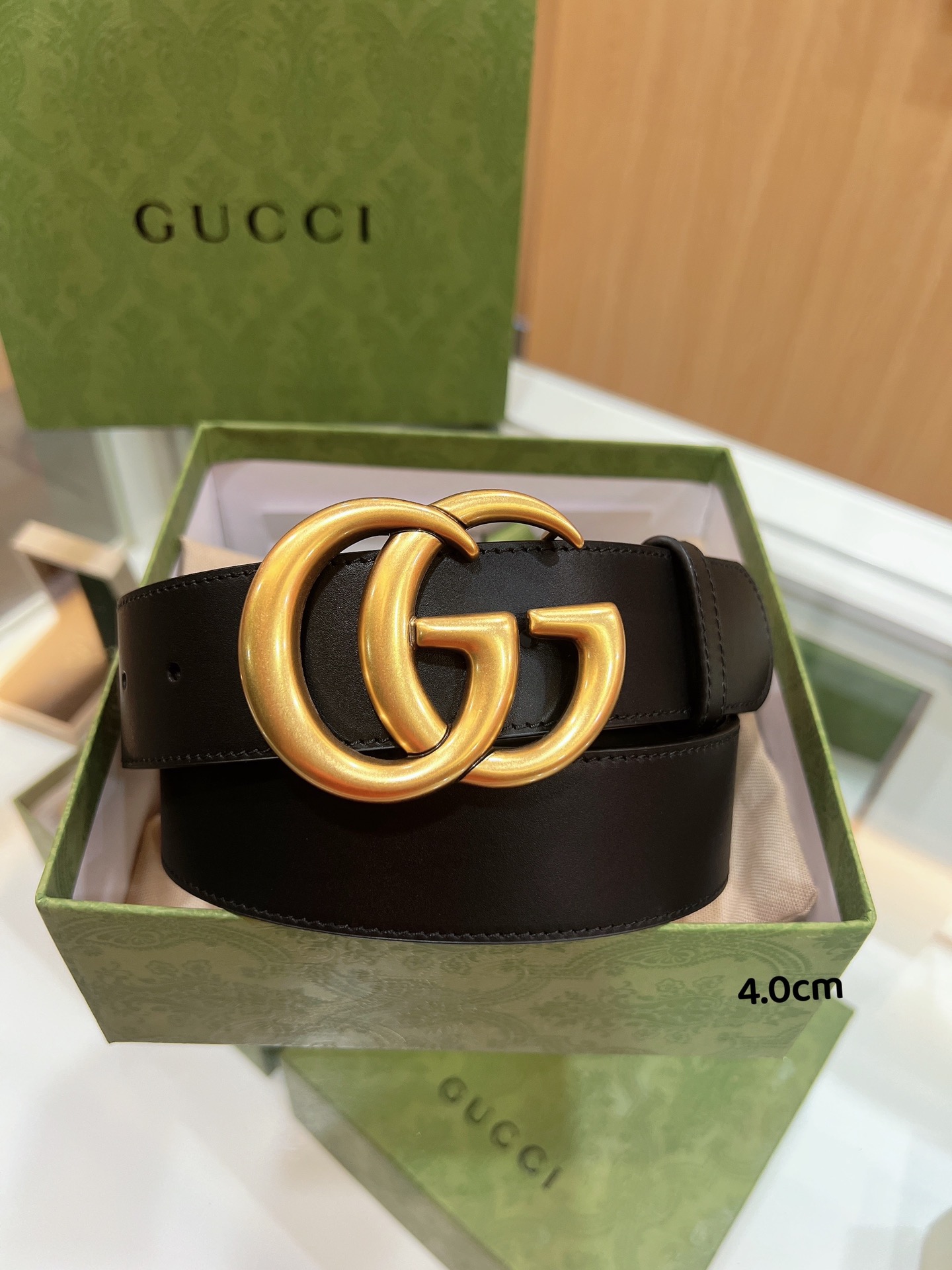Gucci Basic Belt Top Grain Leather