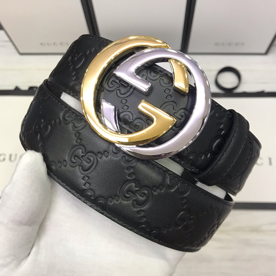 Gucci Basic Belt Black M-l