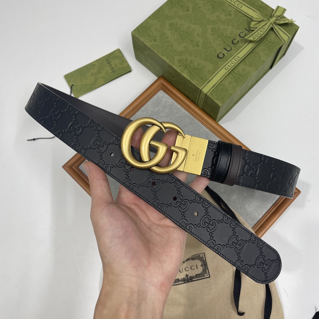 Gucci Basic Belt Black S-m
