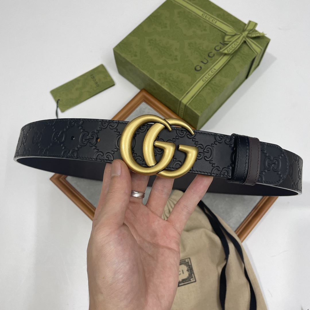 Gucci Basic Belt Black S-m