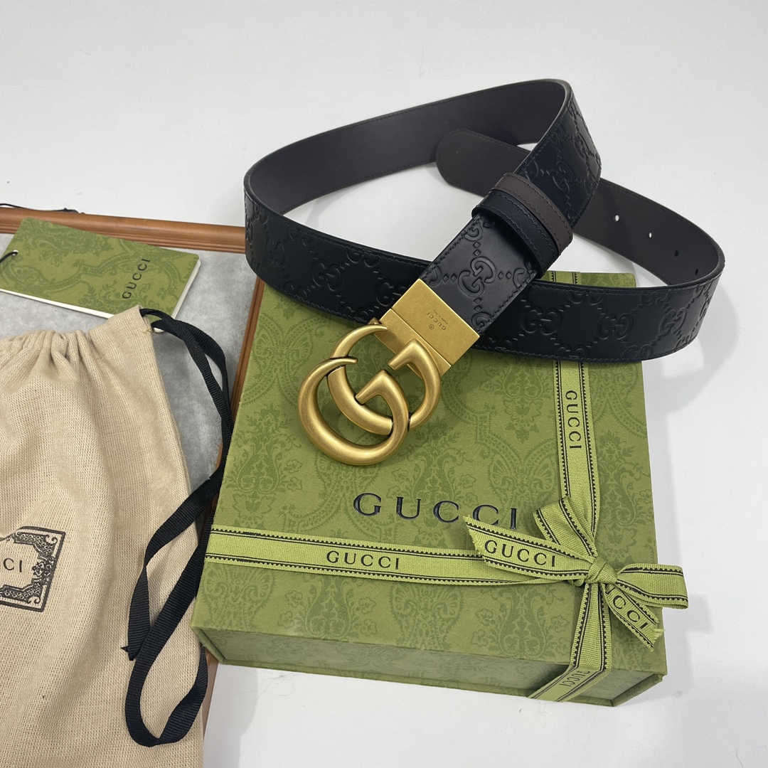 Gucci Basic Belt Black S-m