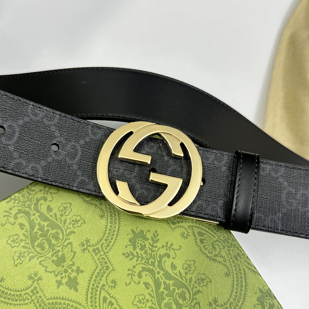 Gucci Basic Belt Cow Leather S-m