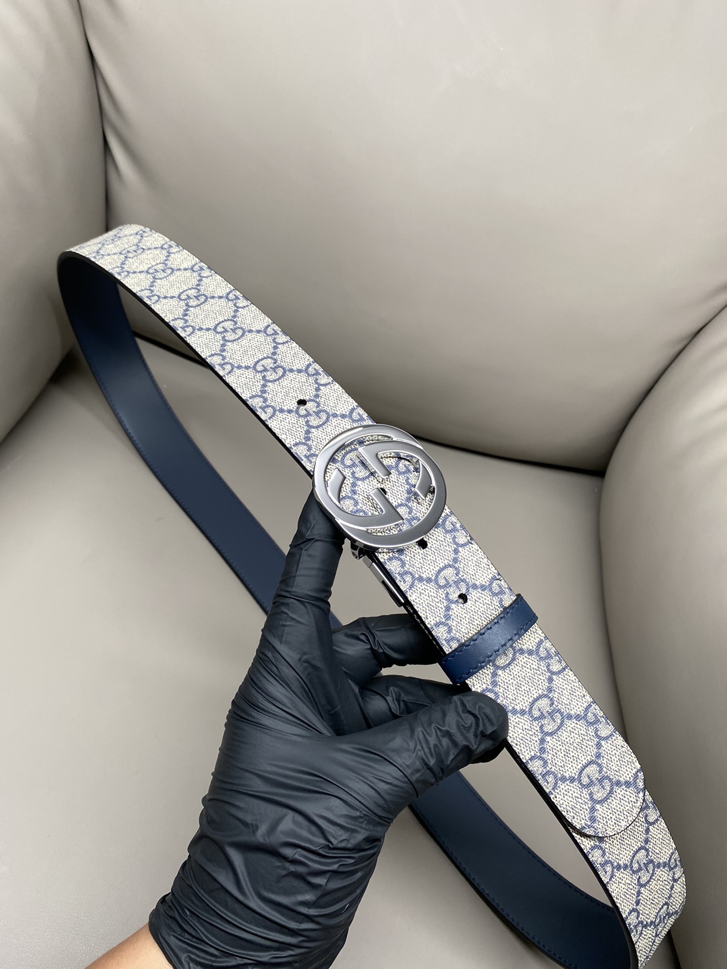 Gucci Basic Belt Cow Leather Waterproof