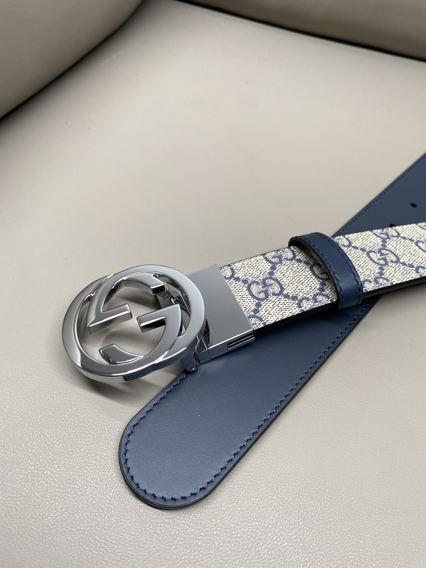 Gucci Basic Belt Cow Leather Waterproof