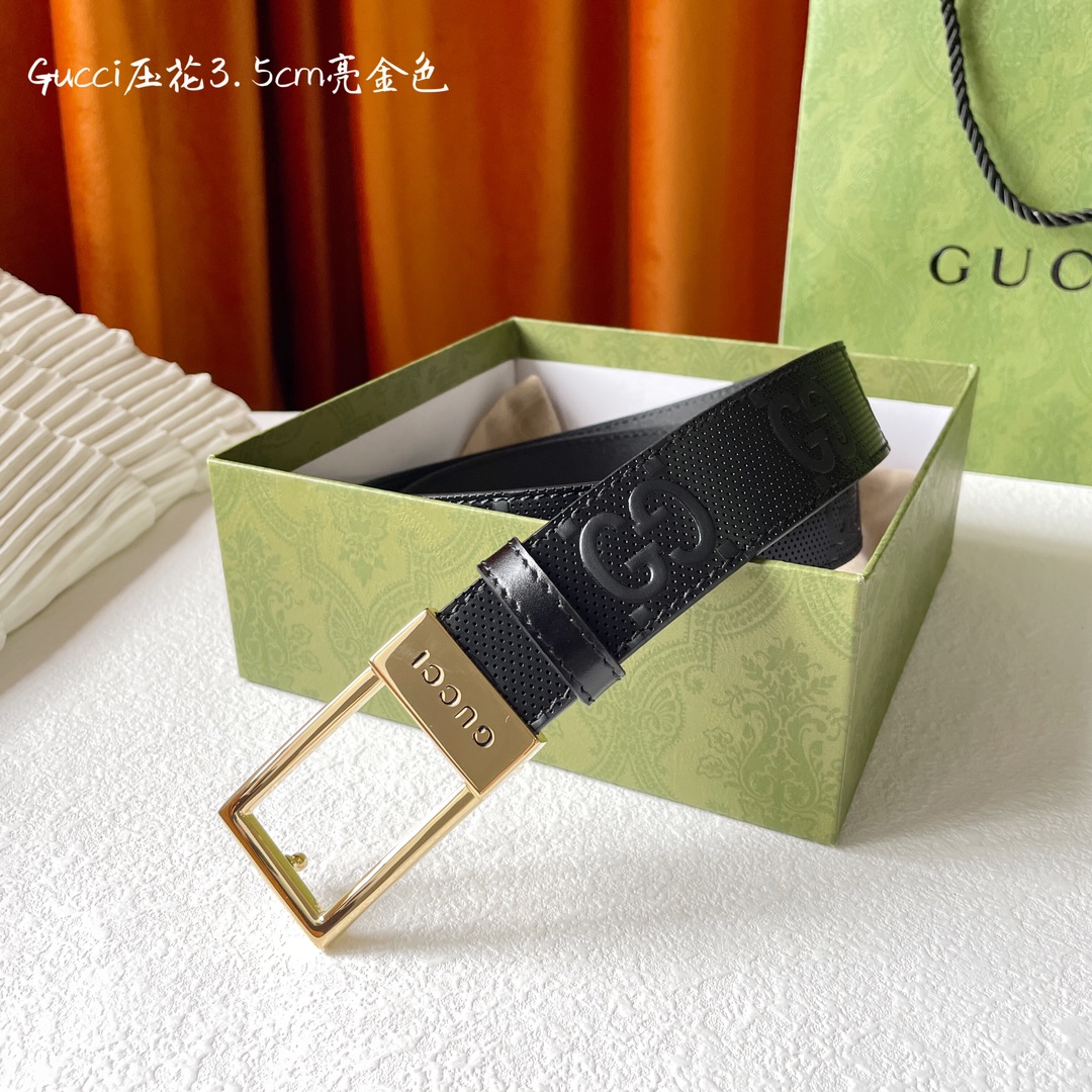 Gucci Basic Belt Cow Leather M