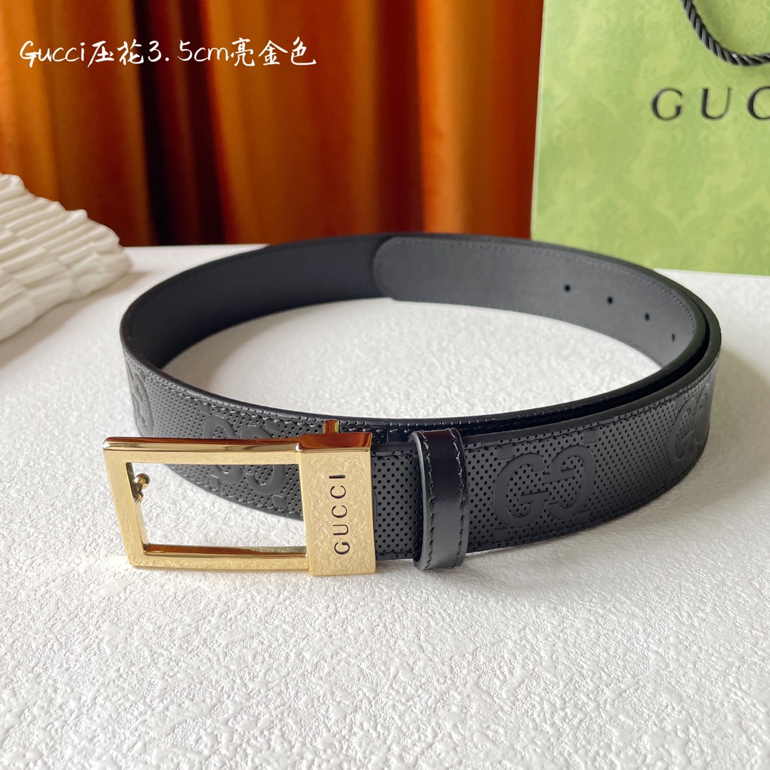 Gucci Basic Belt Cow Leather M