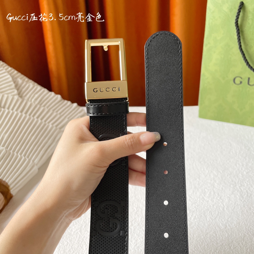 Gucci Basic Belt Cow Leather M